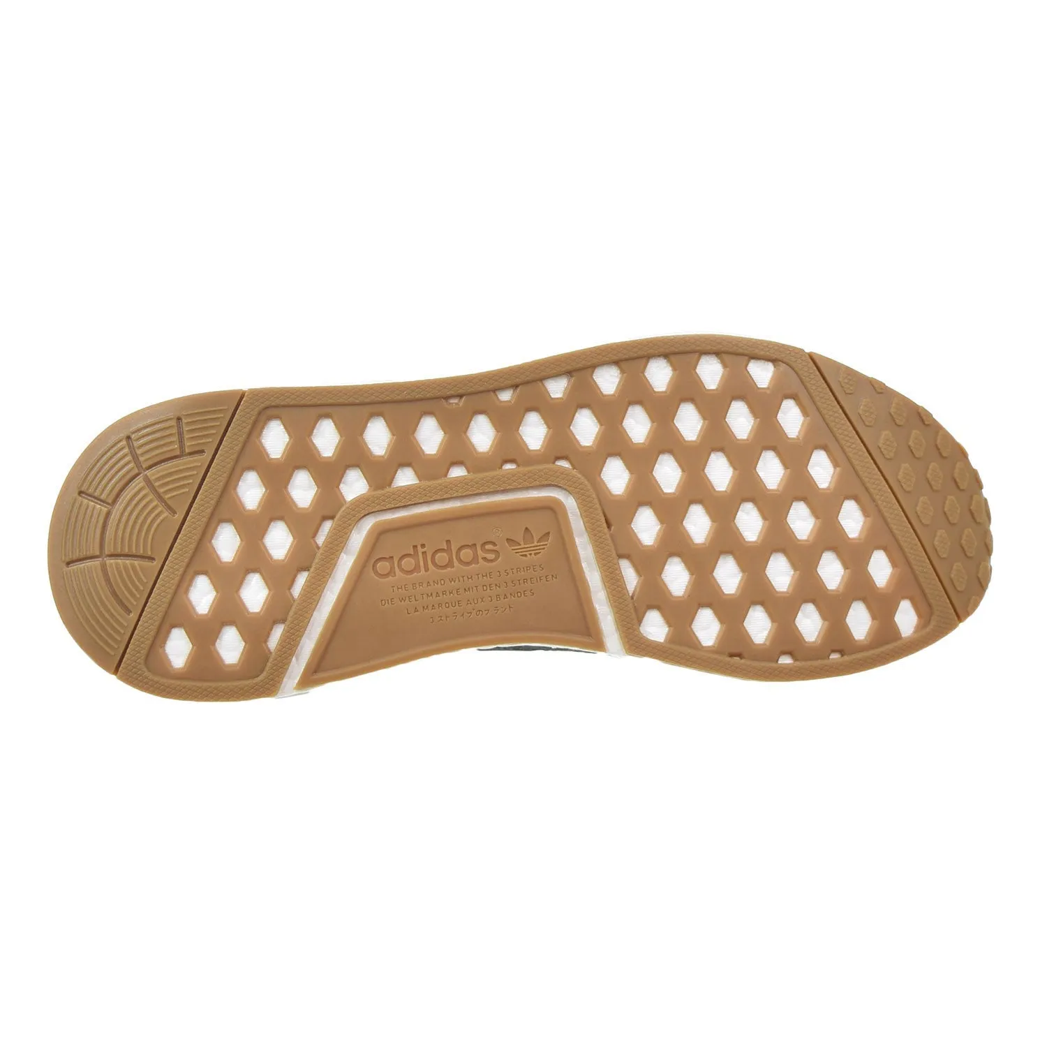 Adidas NMD_R1 Primeknit "Gum Pack" Men's Shoes Black/Gum/Running White
