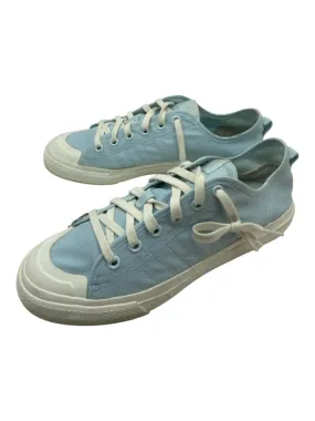 Adidas Shoe Size 9.5 Light blue Canvas Solid Sneaker Men's Shoes