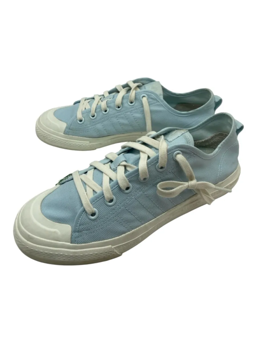 Adidas Shoe Size 9.5 Light blue Canvas Solid Sneaker Men's Shoes