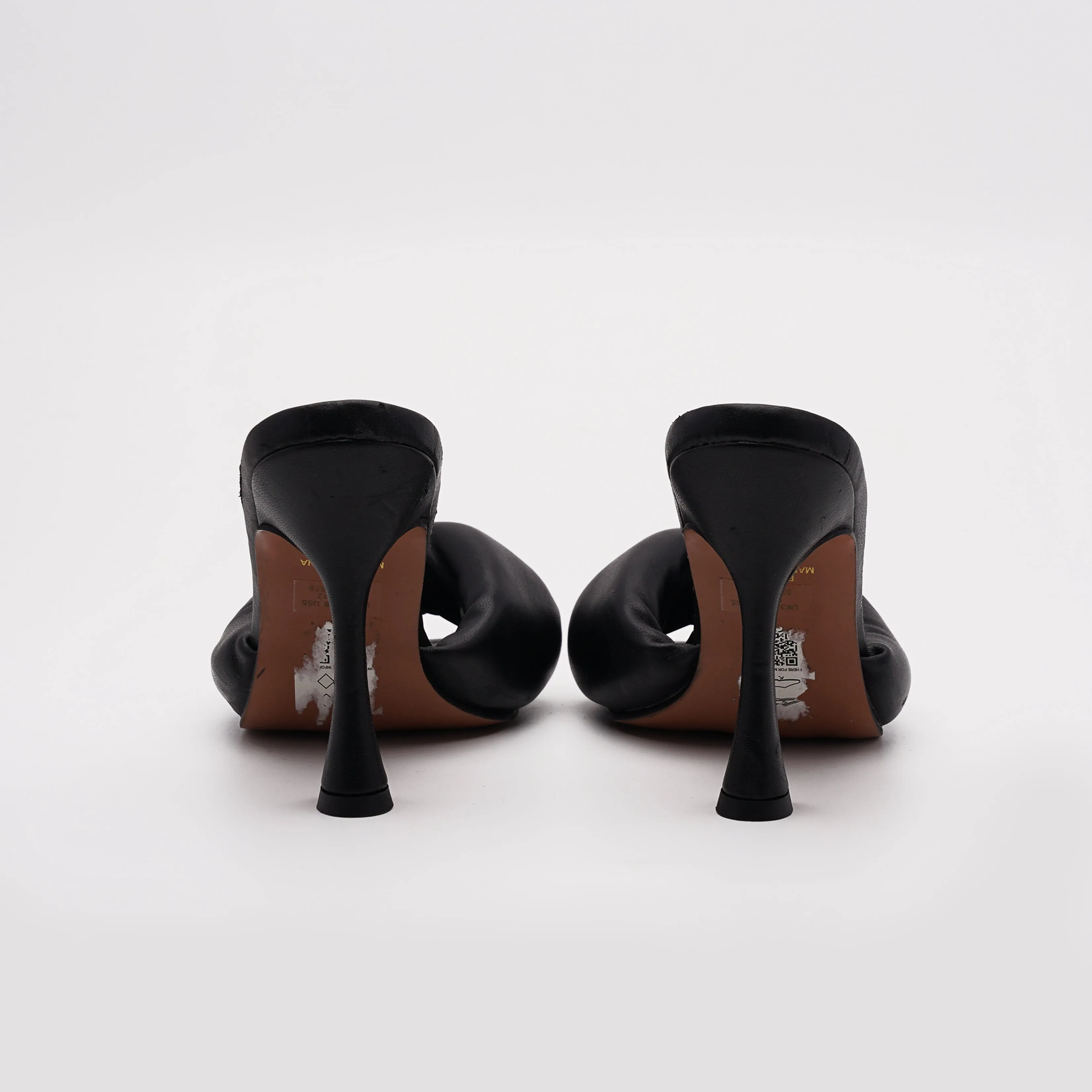 Asos Design Padded twist high Heeled Mules