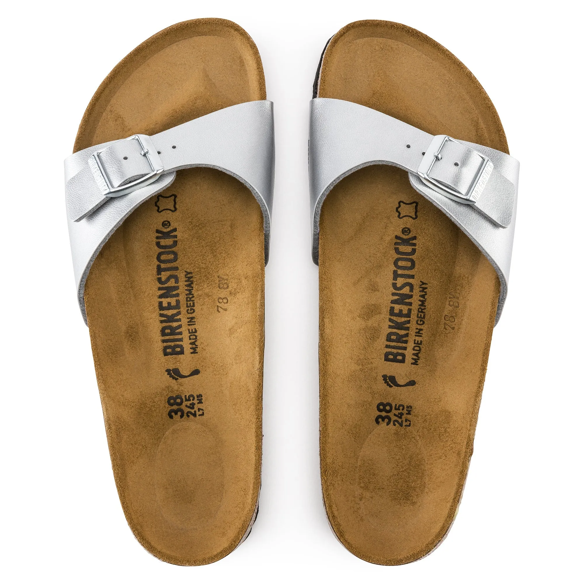 BIRKENSTOCK MADRID IN SILVER