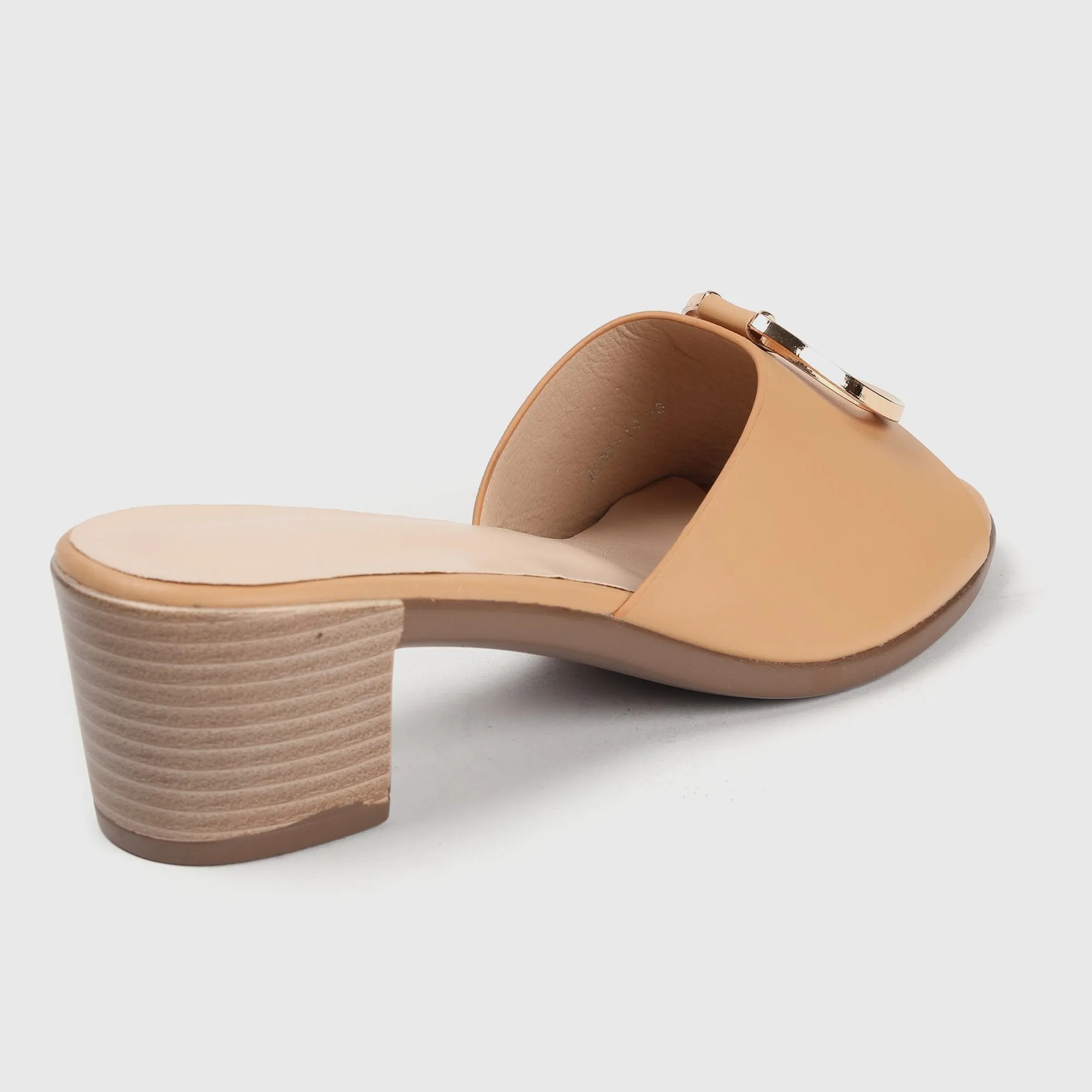 Buckle Embellished Mules