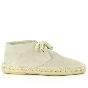 Calzanor 655PO Taupe Lace-Up Espadrilles