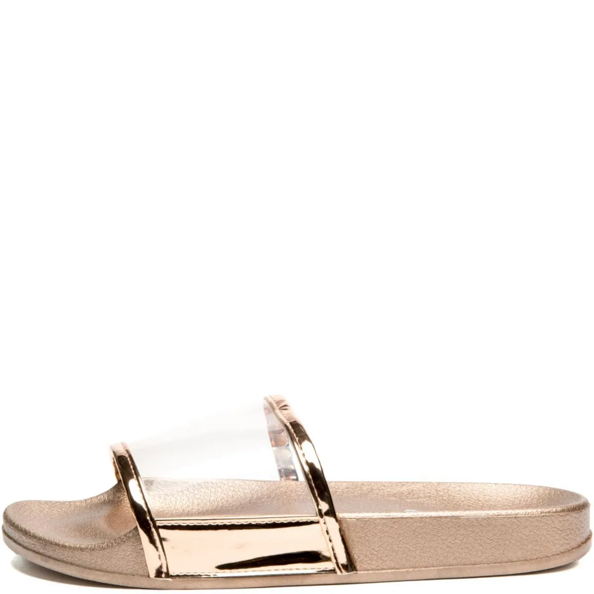 Cape Robbin Moira-11 Rose Gold Slides rose gold