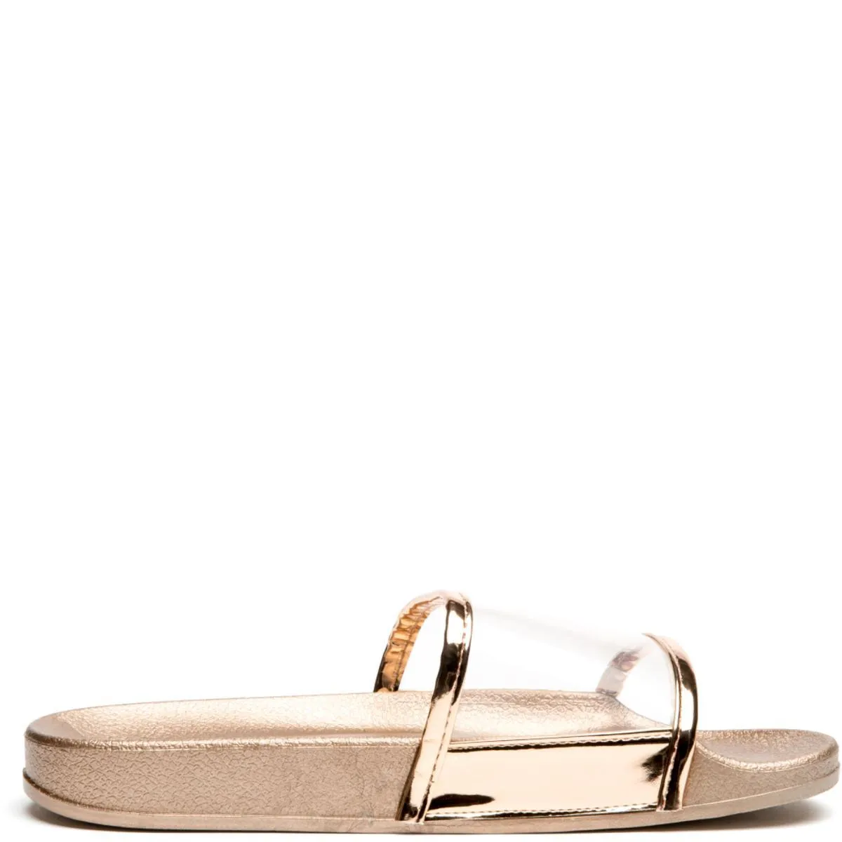 Cape Robbin Moira-11 Rose Gold Slides rose gold