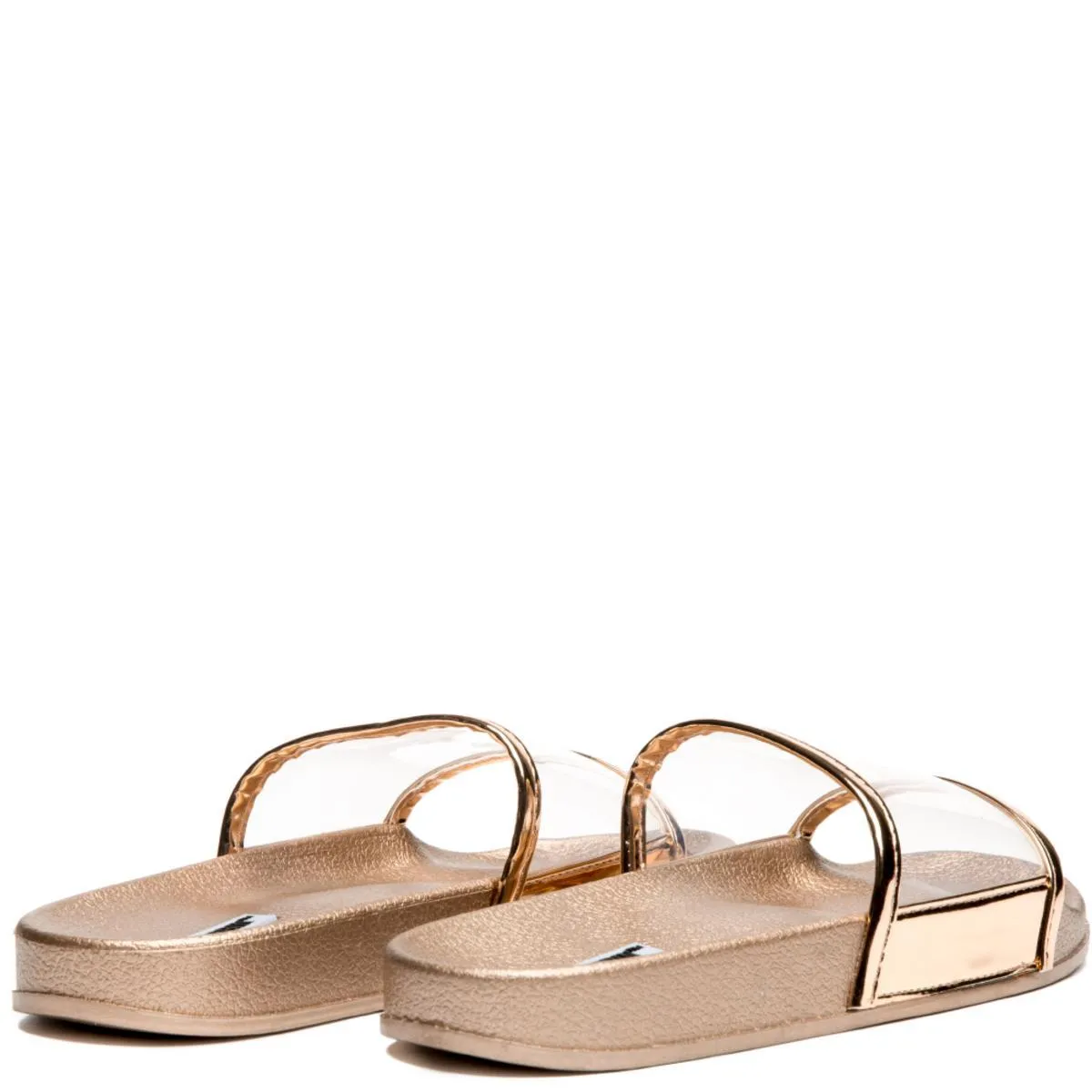 Cape Robbin Moira-11 Rose Gold Slides rose gold
