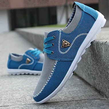 Drop Shipping Men Casual Shoes Big Size 39-46 Canvas Shoes for Men Driving Shoes Soft Comfortatble Man Footwear