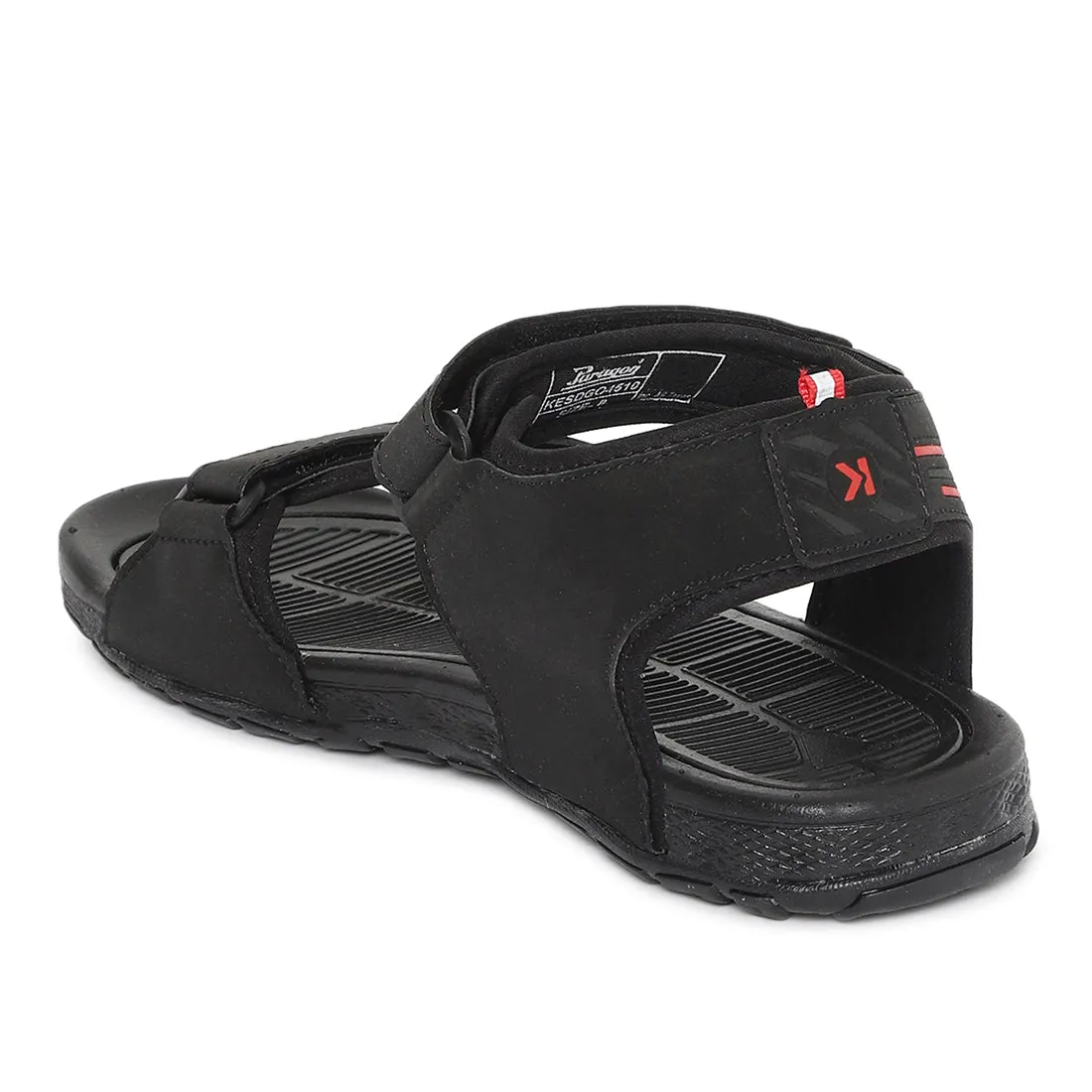 Eeken KESDGO4510 Black Daily Wear Sandals For Men