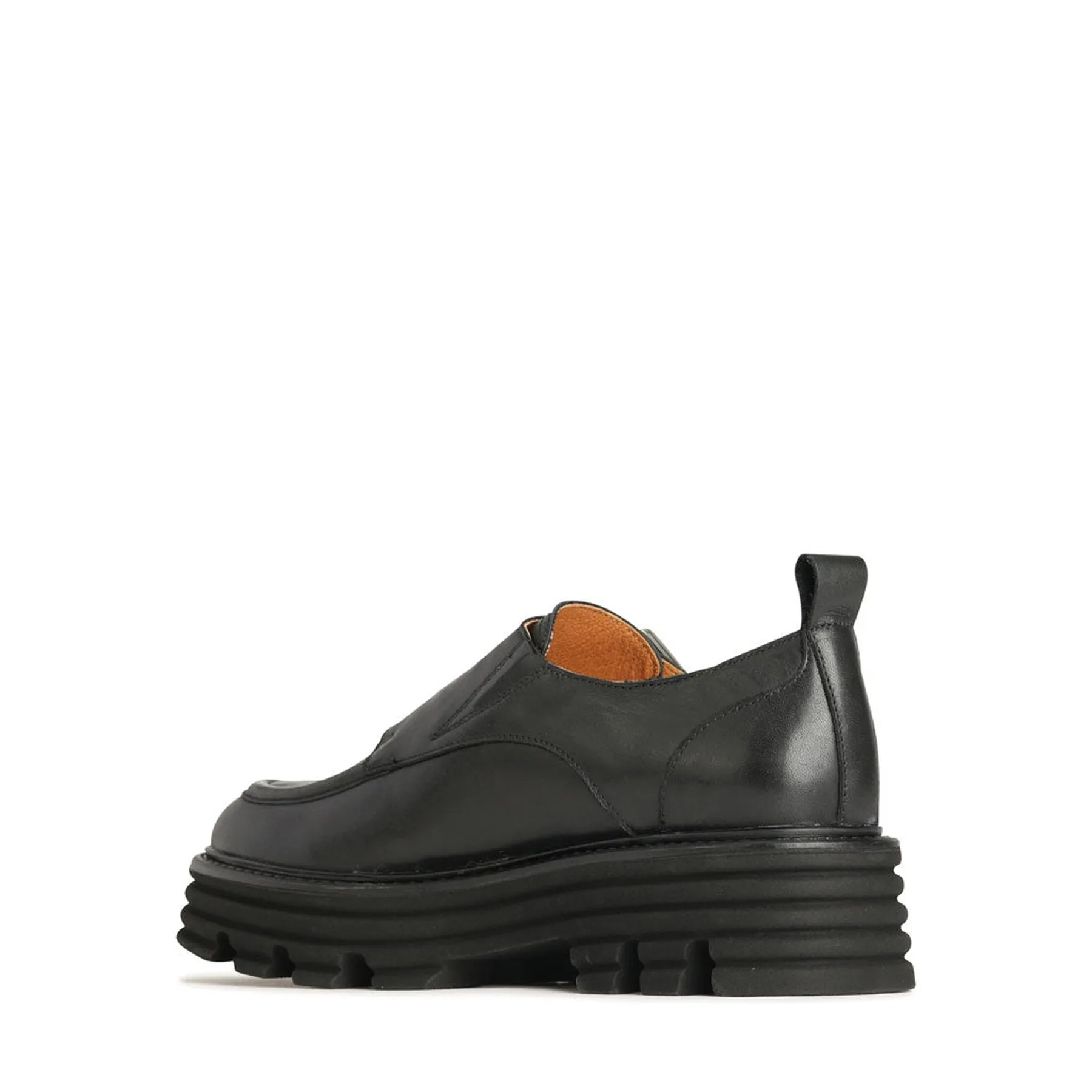 JACLYN LEATHER BUCKLE LOAFERS