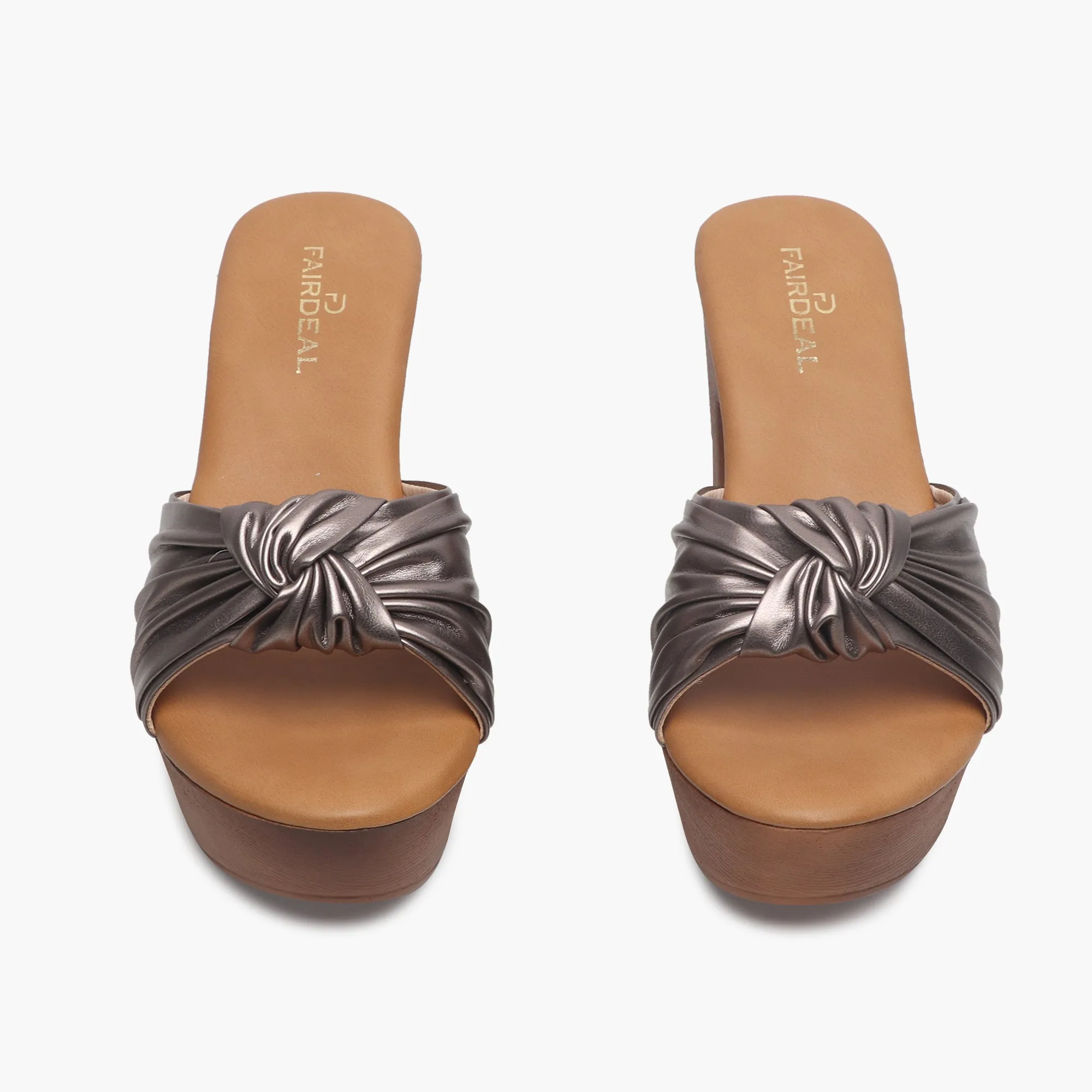 Knot Embellished Heels