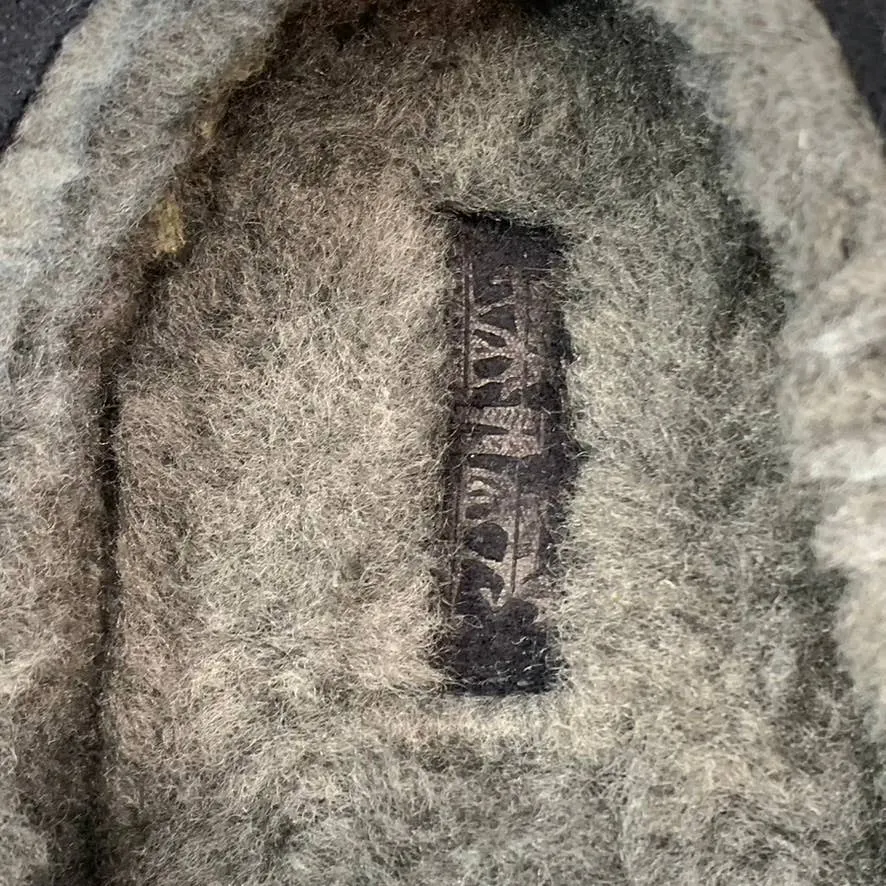 LEVI'S Men's Black Harlin 2 Microsuede Faux-Fur Venetian Slippers SZ M(8-9)