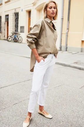 Mac Chino Trousers White Authentic Stretch Gabardine 3075-00-0434L 010