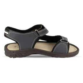 Mens Navy Touch Fasten Sandal