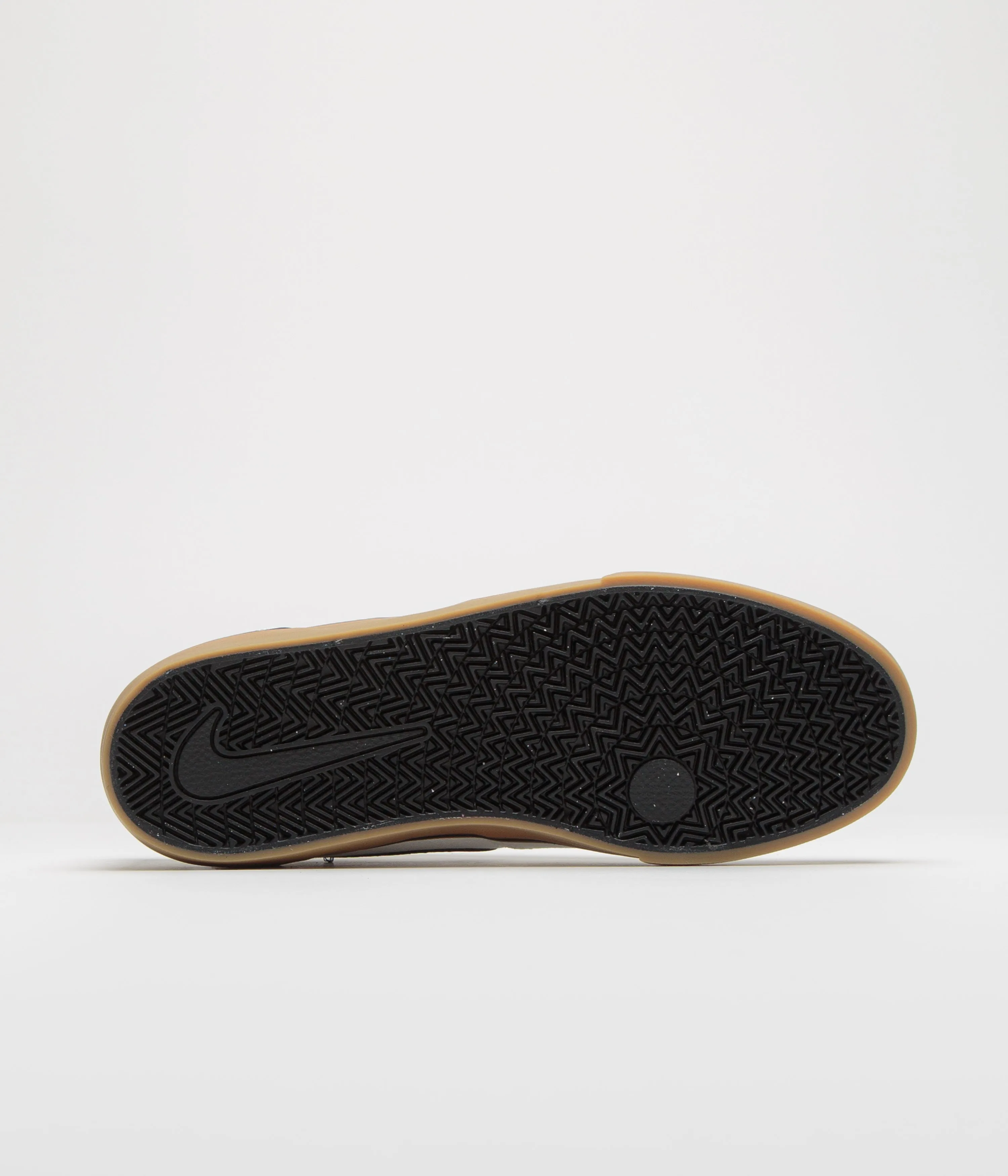 Nike SB Chron 2 Canvas Shoes - White / Black - White - Gum Light Brown
