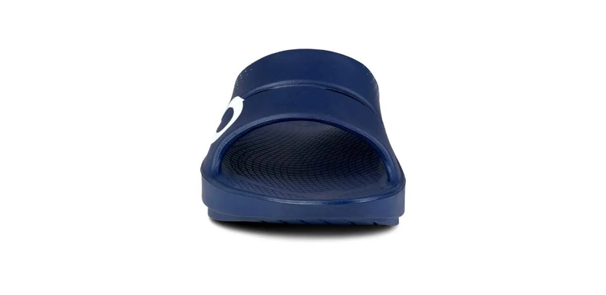 OOFOS Unisex OOahh Sport Slide Sandal - Navy Matrix