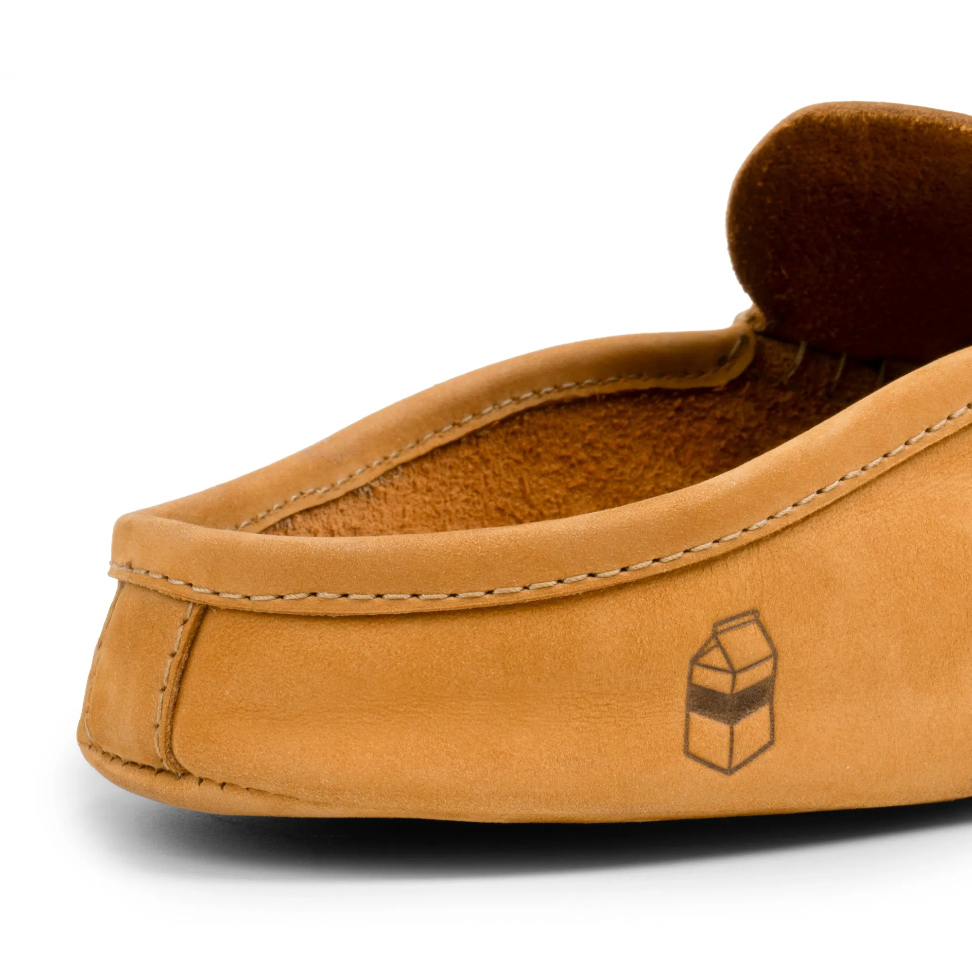 Open Heel Penny Loafer Slippers