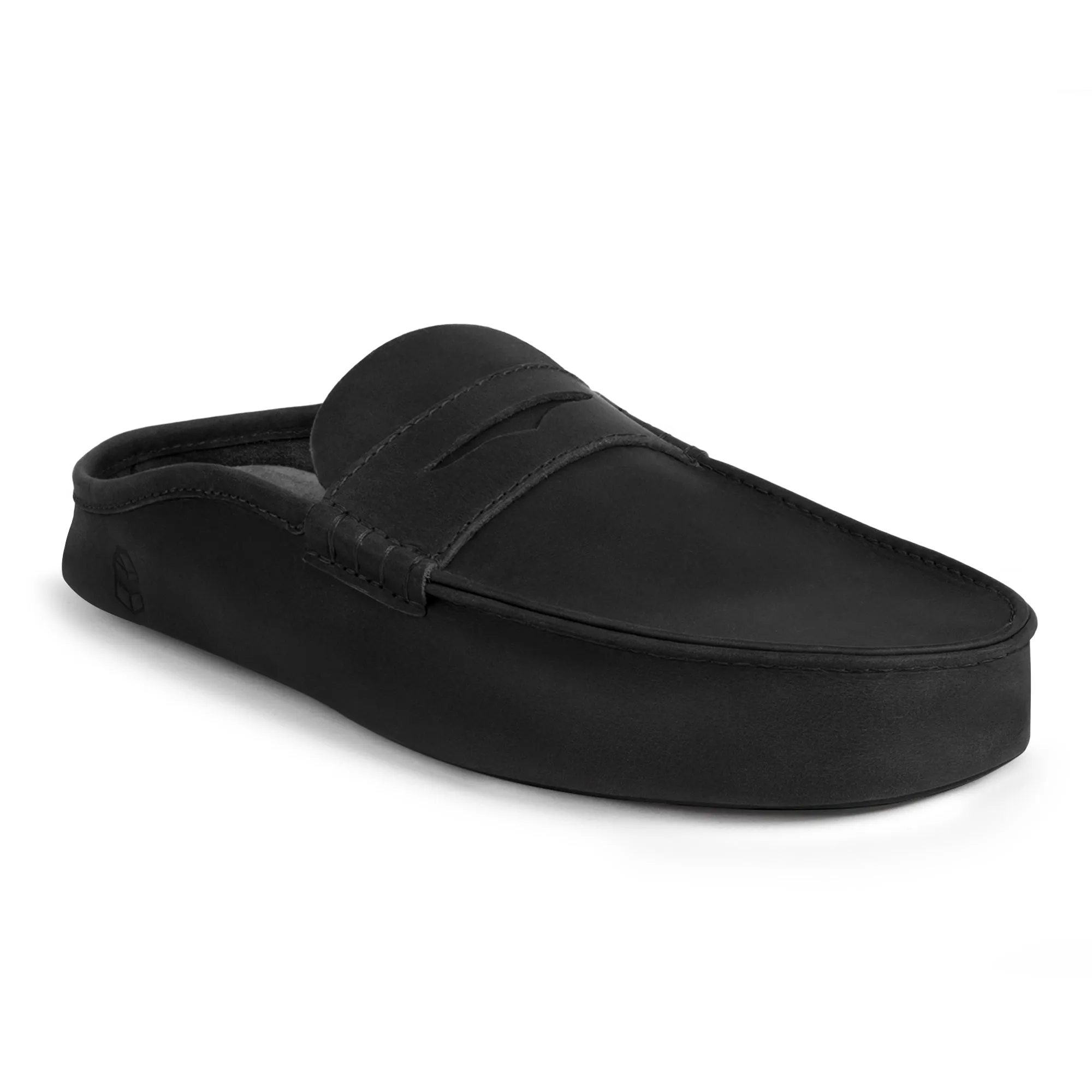 Open Heel Penny Loafer Slippers