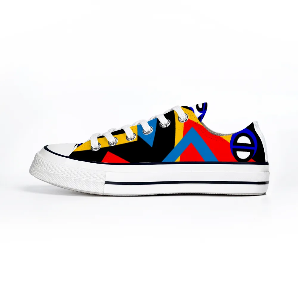 Origen Destination | Blu-Light Unisex Low Top Canvas Shoes