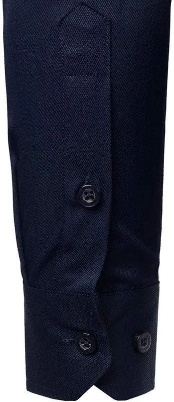 Plain navy blue shirt