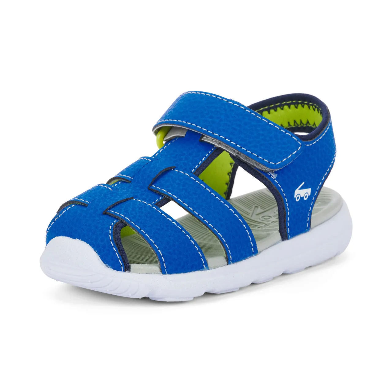 See Kai Run Cyrus IV FlexiRun | Blue/Lime Sandals (Water-friendly)