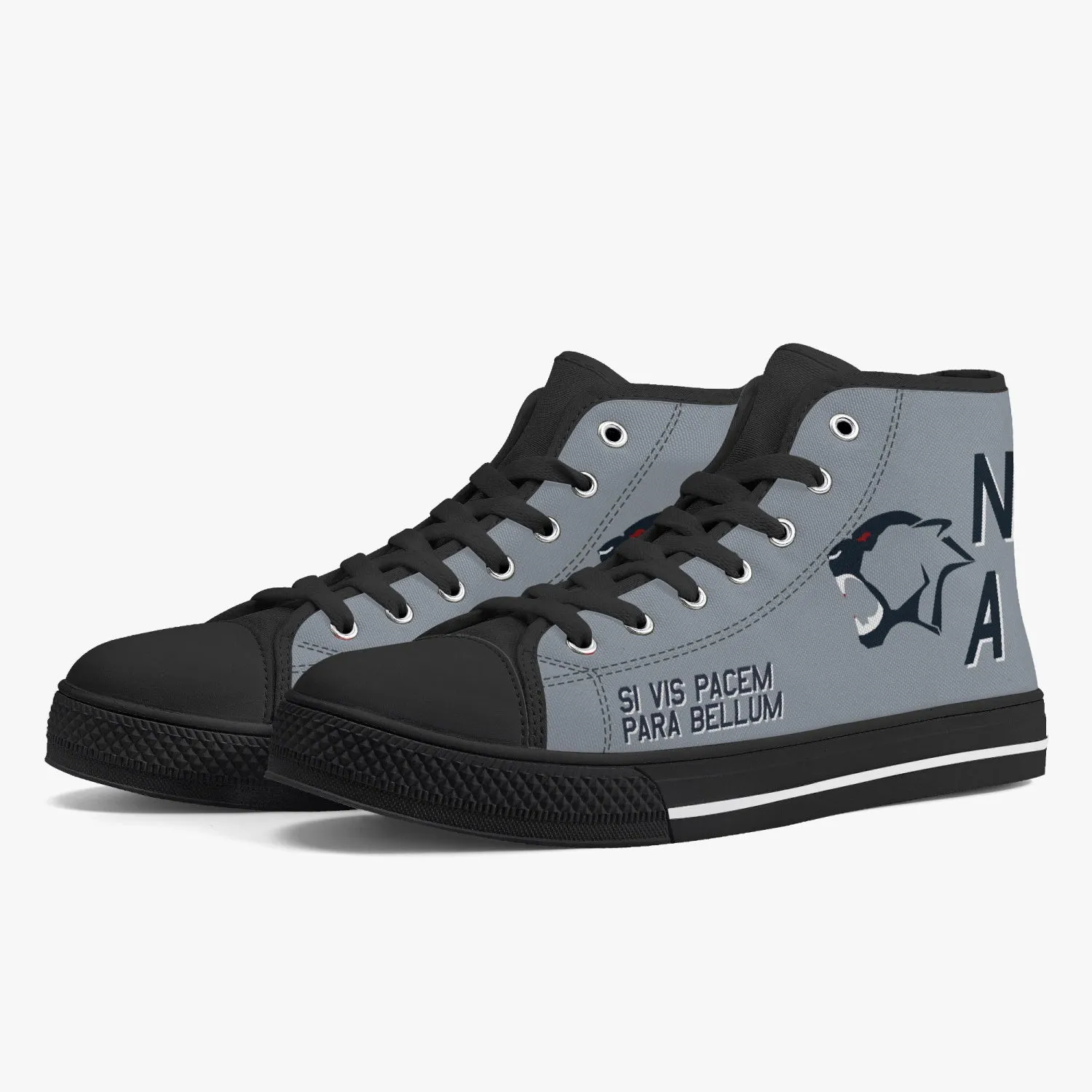 VAQ-139 "Cougars" High Top Canvas Shoes
