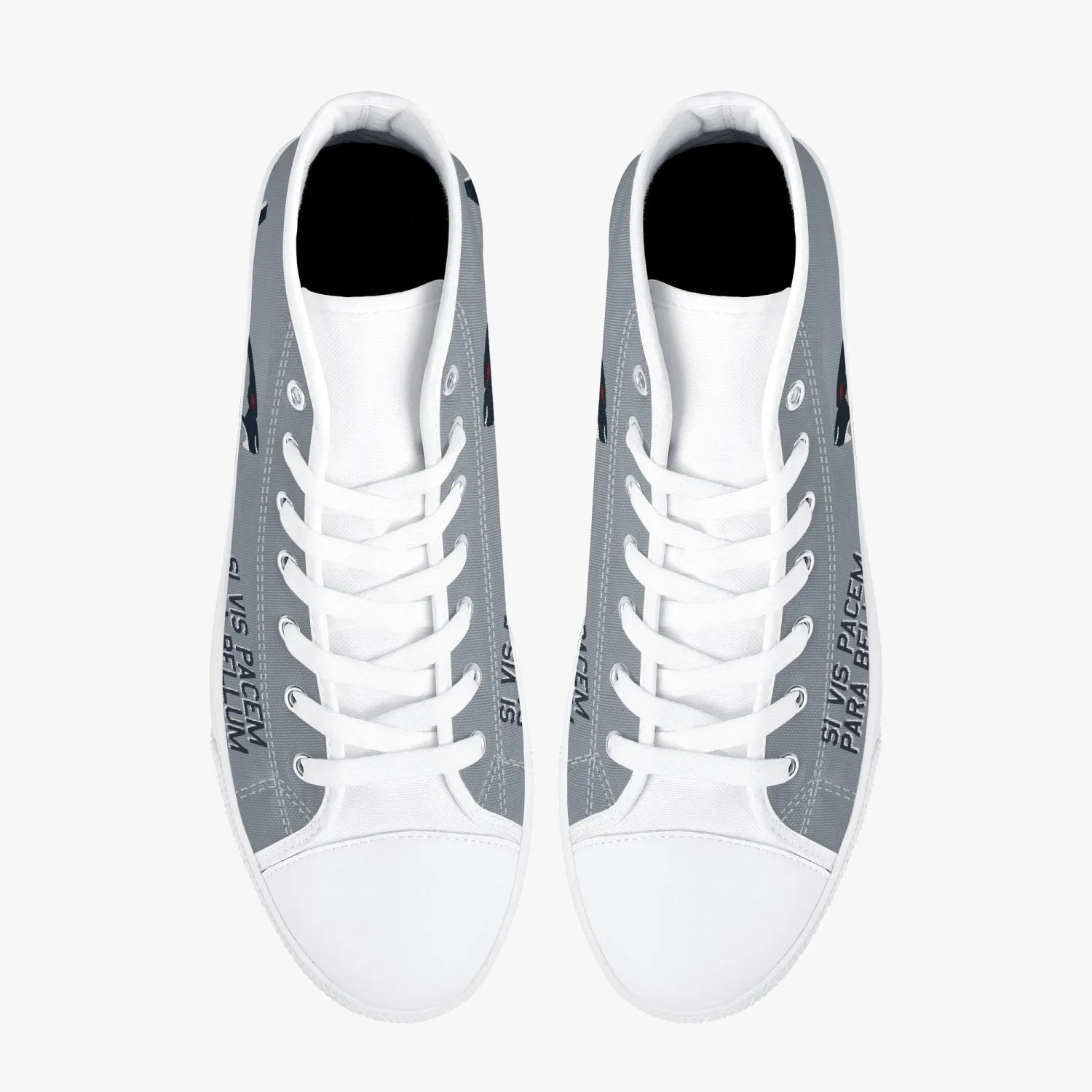 VAQ-139 "Cougars" High Top Canvas Shoes