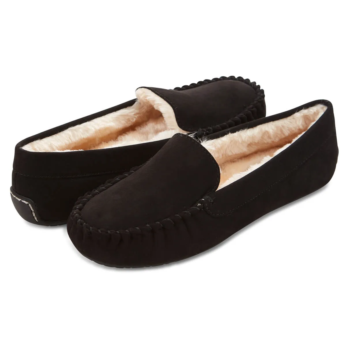 Women’s Lily Moccasin Faux Suede Slippers