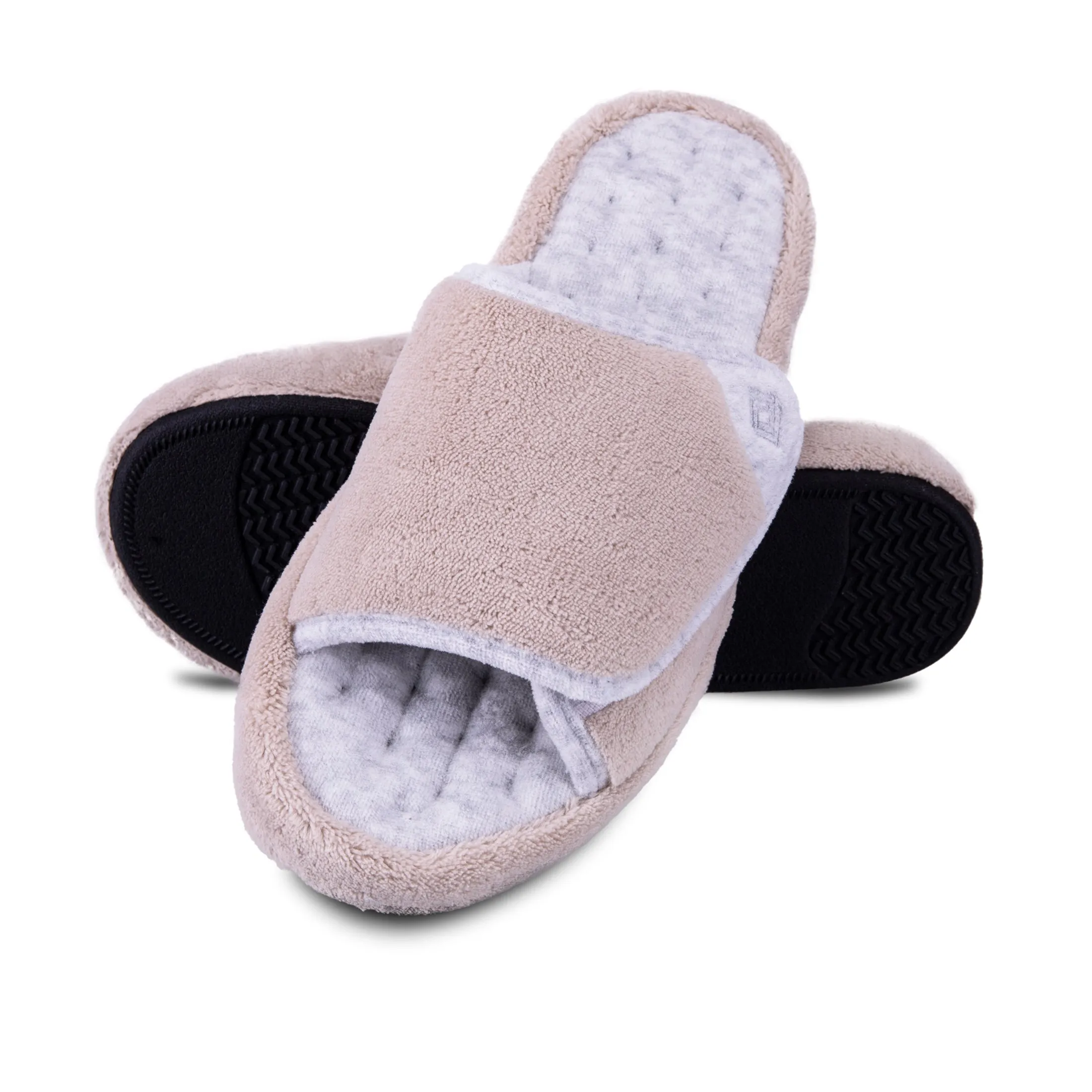 Womens Micoterry Spa Slide with Memory Foam